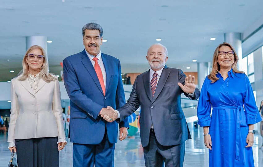 Leia Lula se reúne com Nicolás Maduro, presidente da Venezuela, no Planalto